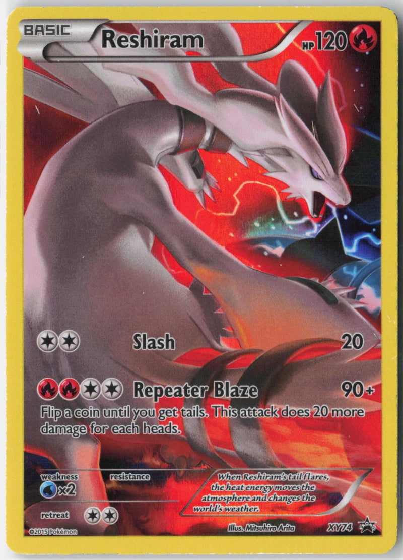 Load image into Gallery viewer, Reshiram #XY74 XY Black Star Promo 2016 MP
