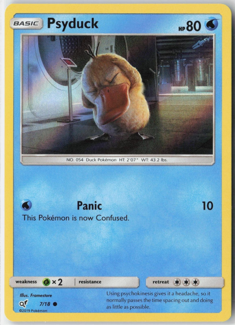 Load image into Gallery viewer, Psyduck #7/18 Detective Pikachu 2019 NM
