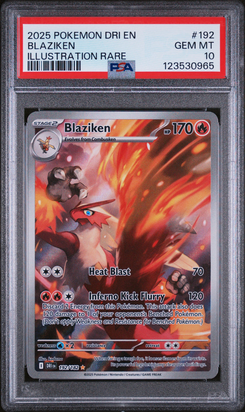 Load image into Gallery viewer, Blaziken #192/182 Illustration Rare Destined Rivals 2025 PSA 10
