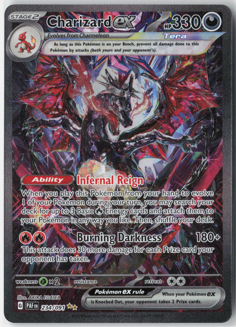 Load image into Gallery viewer, Charizard ex #234/091 Special Illustration Rare Paldean Fates 2024 NM
