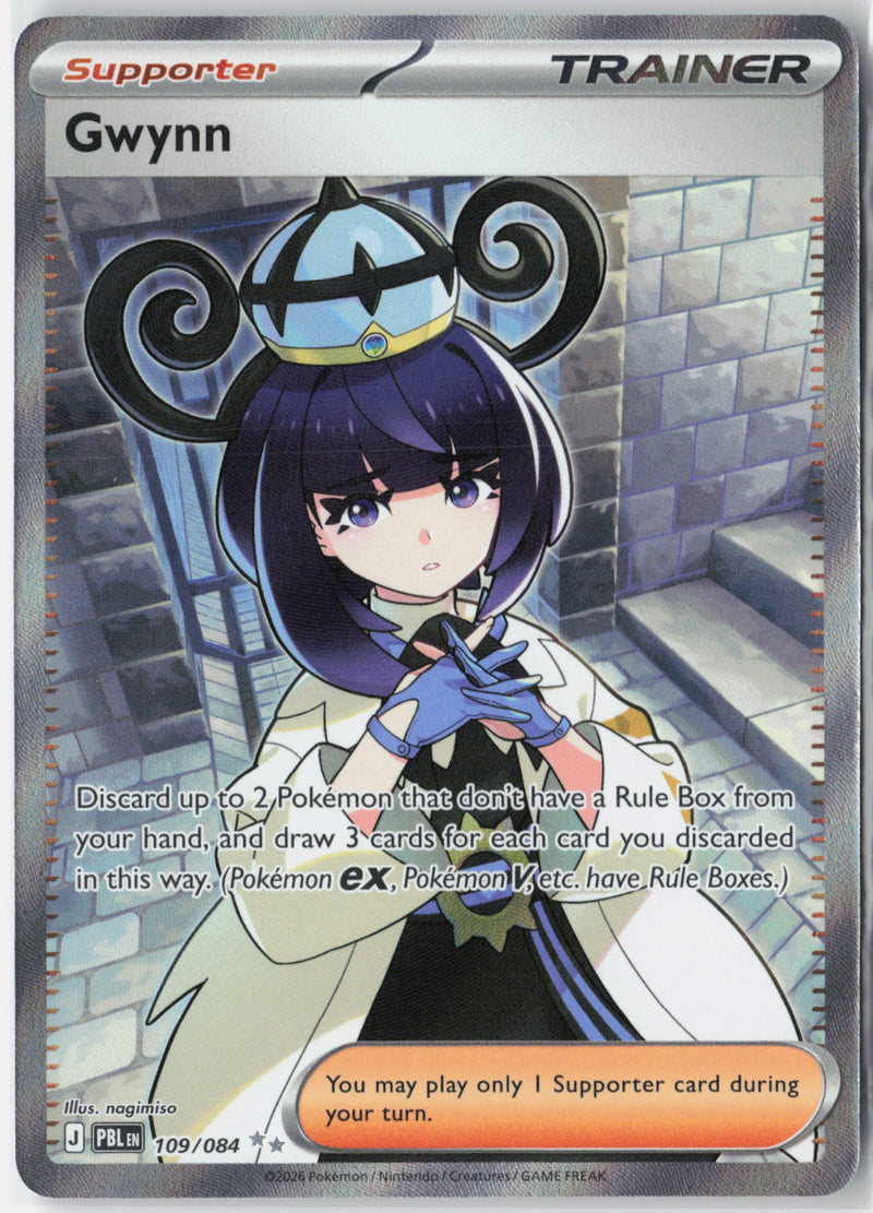 Load image into Gallery viewer, Gwynn #109/084 Ultra Rare Pitch Black NM
