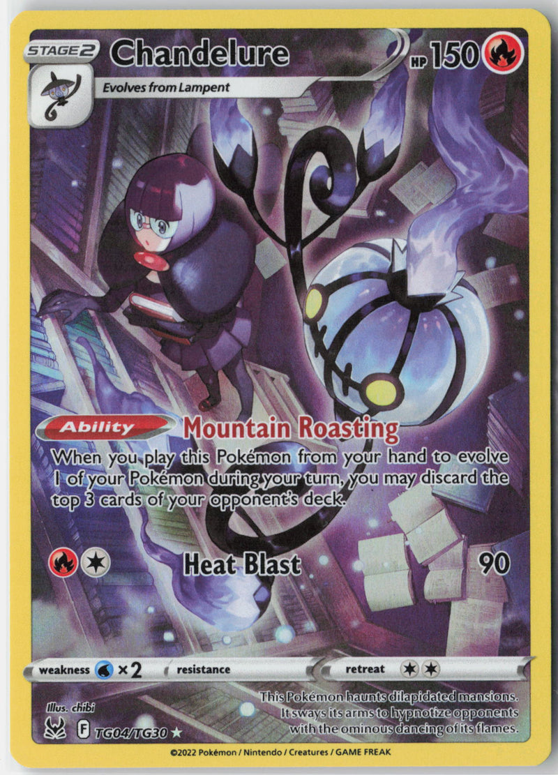 Load image into Gallery viewer, Chandelure #TG04/TG30 Trainer Gallery Lost Origin 2022 NM
