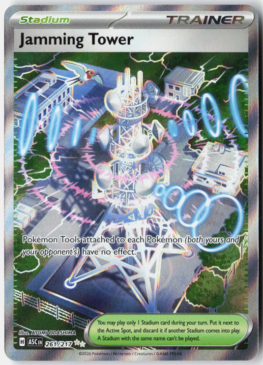 Jamming Tower #261/217 Ultra Rare Ascended Heroes 2026 NM