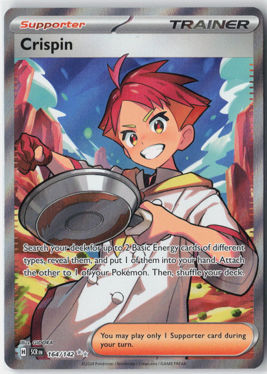 Crispin #164/142 Ultra Rare Stellar Crown 2024 NM