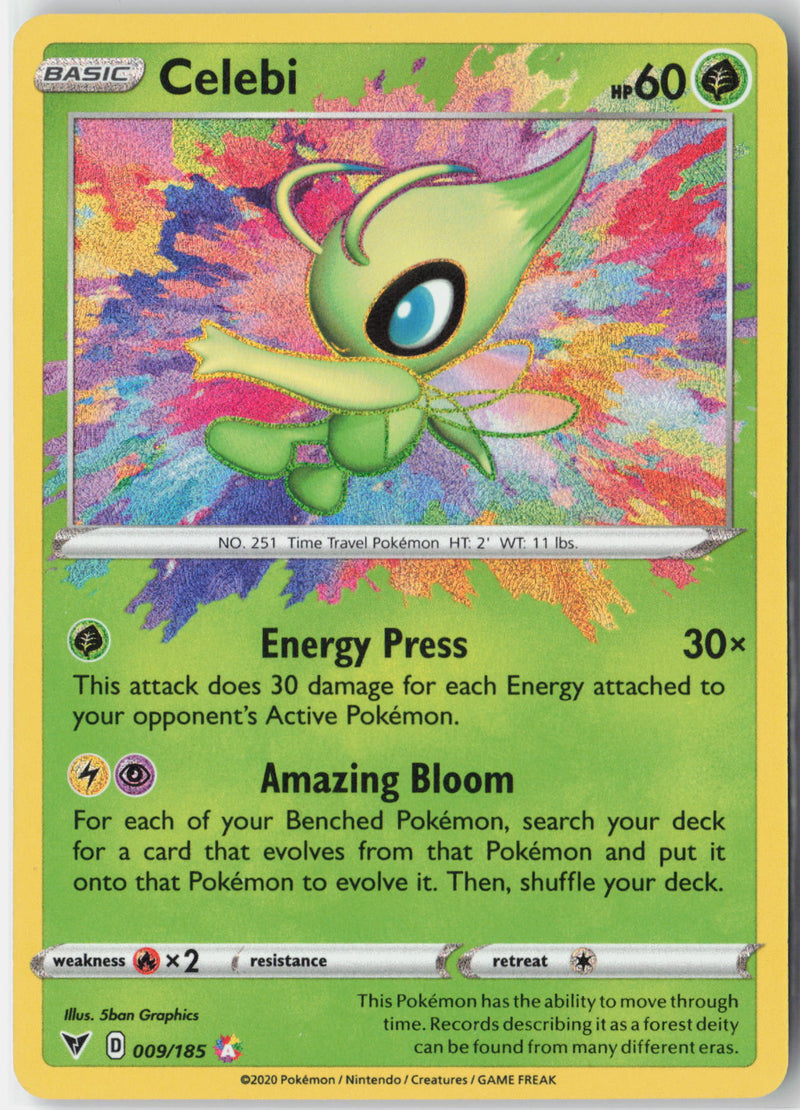 Load image into Gallery viewer, Celebi #009/185 Amazing Rare Vivid Voltage 2020 NM
