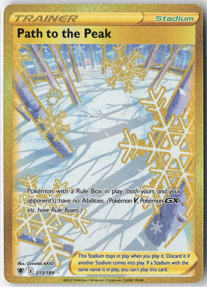 Load image into Gallery viewer, Path to the Peak #213/189 Secret Rare Astral Radiance 2022 NM

