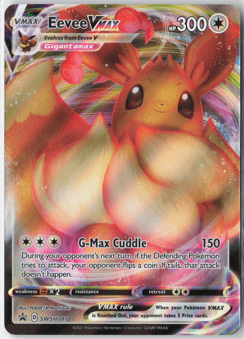 Load image into Gallery viewer, Eevee VMAX #SWSH087 SWSH Black Star Promo 2021 NM
