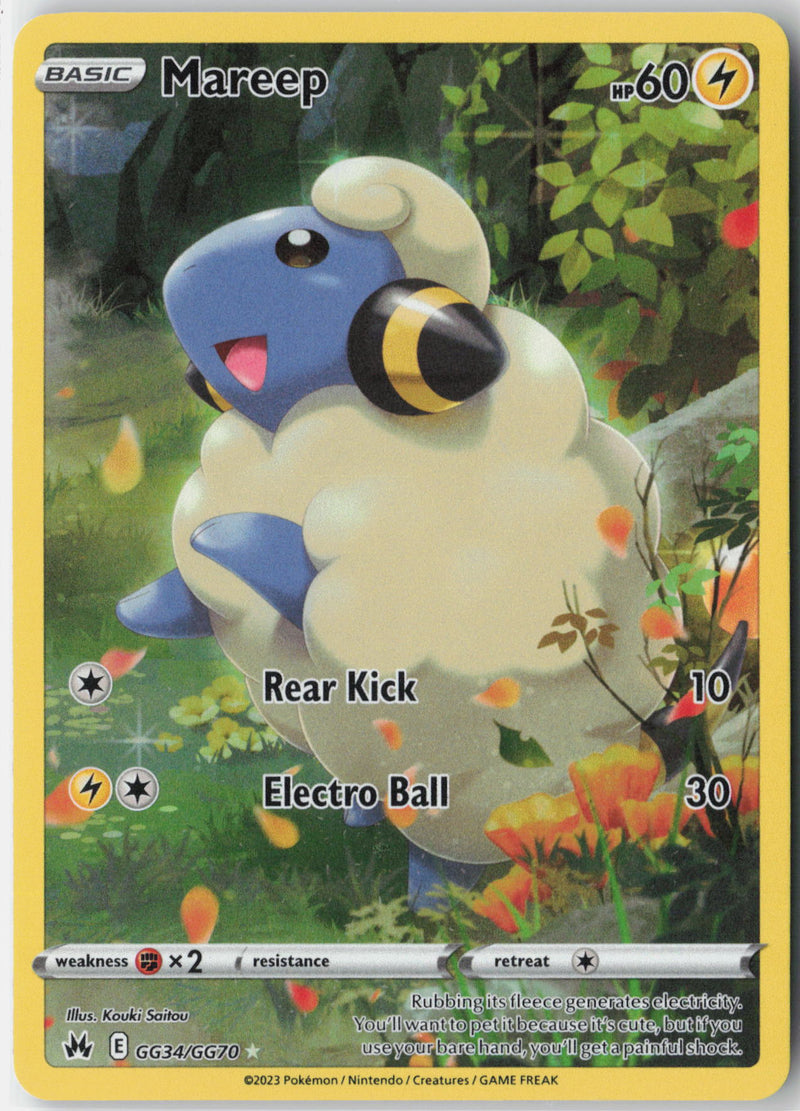 Load image into Gallery viewer, Mareep #GG34/GG70 Trainer Gallery Crown Zenith 2023 NM
