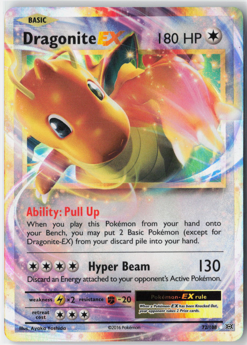 Load image into Gallery viewer, Dragonite EX #72/108 Ultra Rare Evolutions 2016 NM
