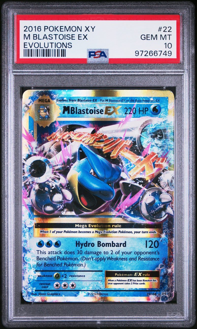 Load image into Gallery viewer, M Blastoise EX #22/108 Ultra Rare Evolutions 2016 NM
