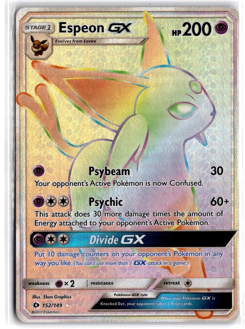 Load image into Gallery viewer, Espeon GX #152/149 Sun &amp; Moon 2017 NM
