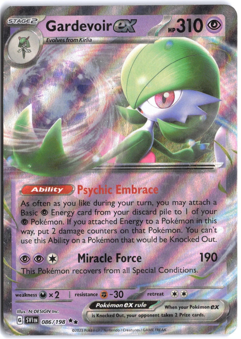 Load image into Gallery viewer, Gardevoir ex #029/091 Ultra Rare Paldean Fates 2024 NM
