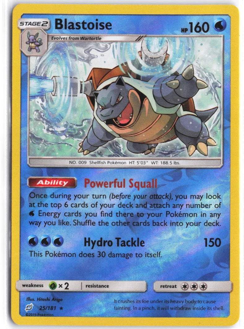 Load image into Gallery viewer, Blastoise #25/181 Team Up 2019 LP
