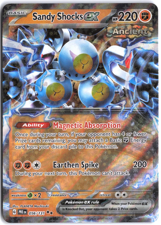 Sandy Shocks ex #108/182 Ultra Rare Paradox Rift 2023 NM