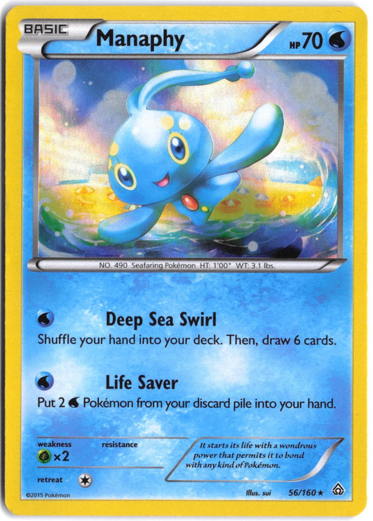 Manaphy #56/160 Primal Clash 2015 MP