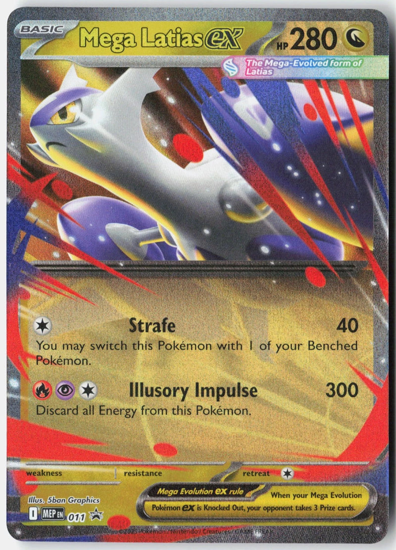 Load image into Gallery viewer, Mega Latias ex #11 MEP Black Star Promo 2025 NM

