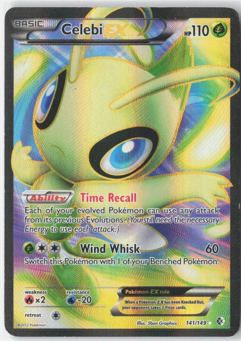 Load image into Gallery viewer, Celebi EX #141/149 Boundaries Crossed 2012 DMG
