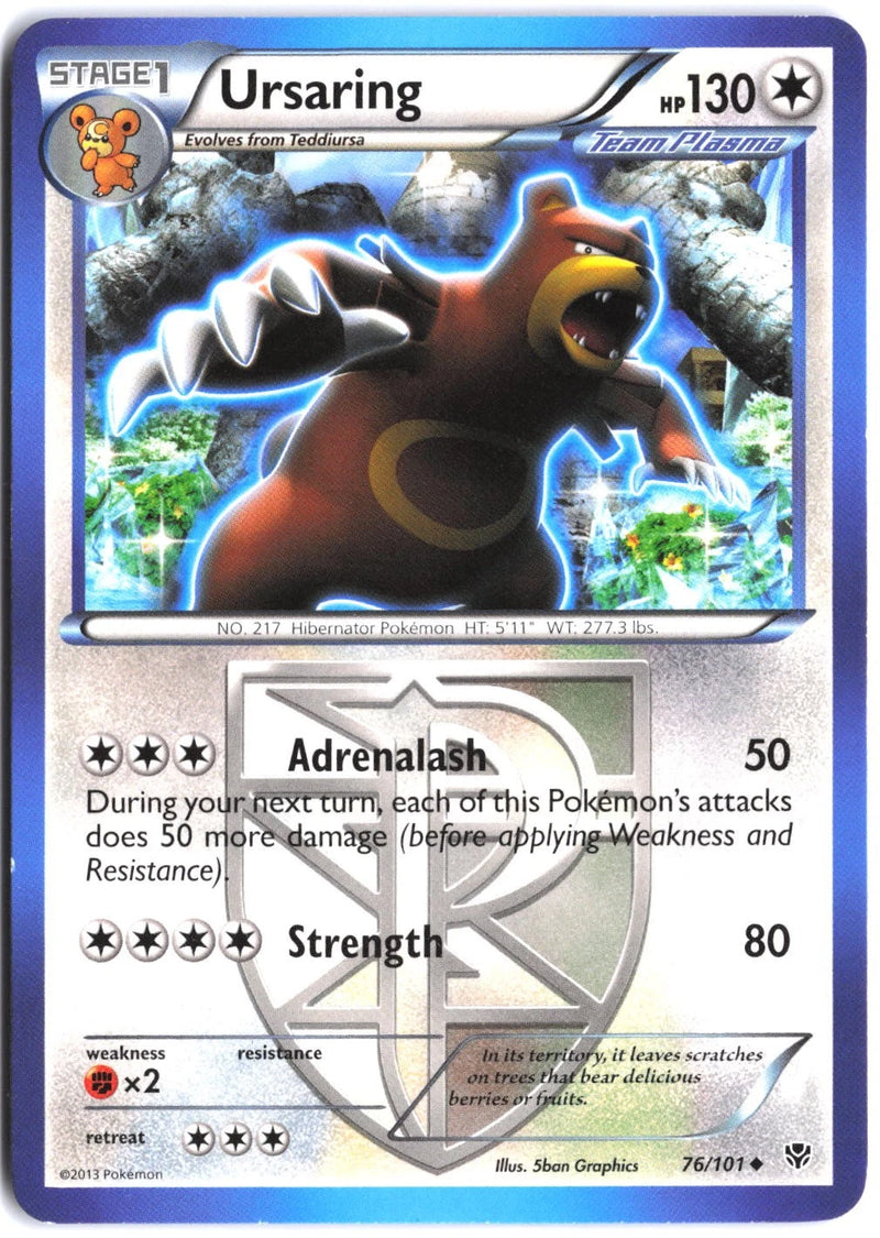 Load image into Gallery viewer, Ursaring #76/101 Plasma Blast 2013 NM
