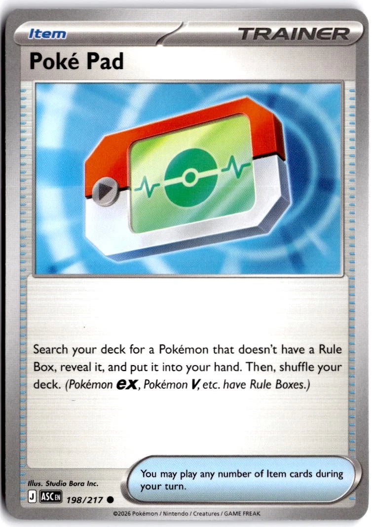 Load image into Gallery viewer, Poke Pad #198/217 Ascended Heroes 2026 NM
