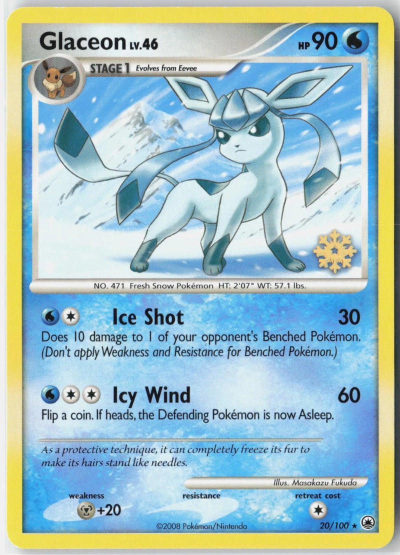 Load image into Gallery viewer, Glaceon #20/100 Countdown Calendar NM
