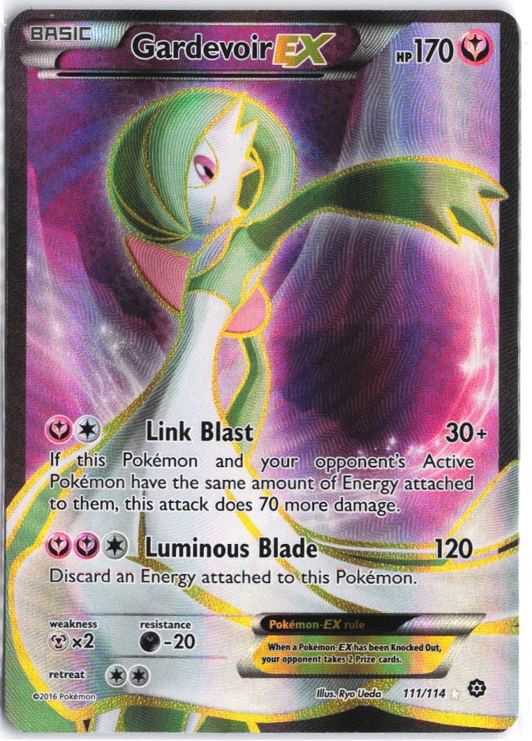 Load image into Gallery viewer, Gardevoir EX #111/114 Steam Siege 2016 LP
