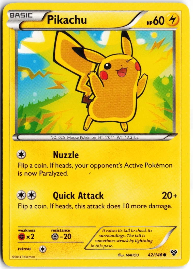 Load image into Gallery viewer, Pikachu #42/146 Xy 2014 NM
