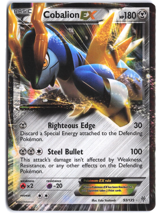 Cobalion EX #93/135 Plasma Storm 2013 NM