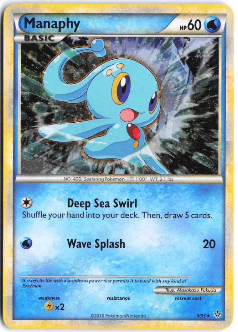 Load image into Gallery viewer, Manaphy #3/95 Unleashed 2010 MP
