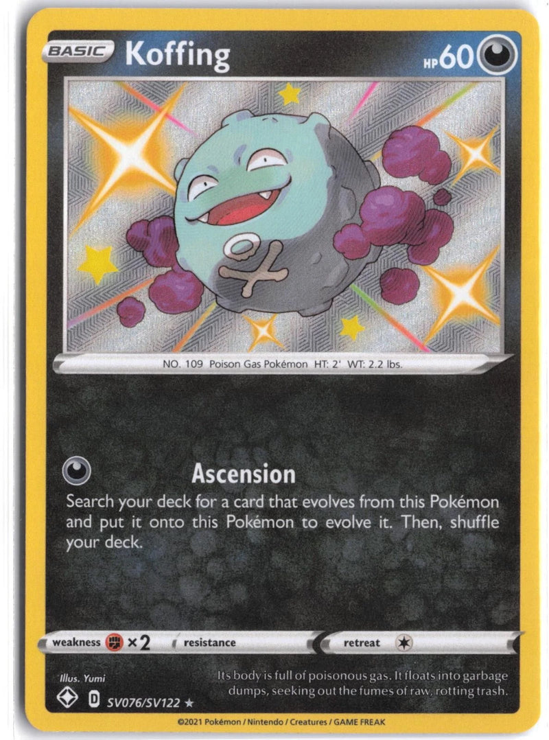Load image into Gallery viewer, Koffing #SV076/SV122 Shining Fates 2021 NM

