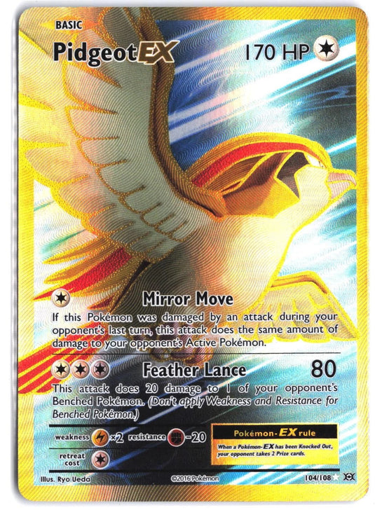 Pidgeot EX #104/108 Evolutions 2016 NM