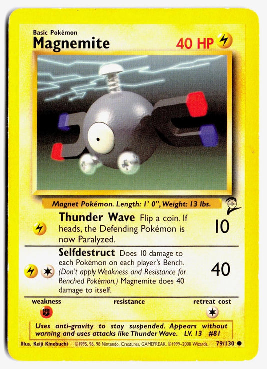 Magnemite #79/130 Base Set 2 2000 HP