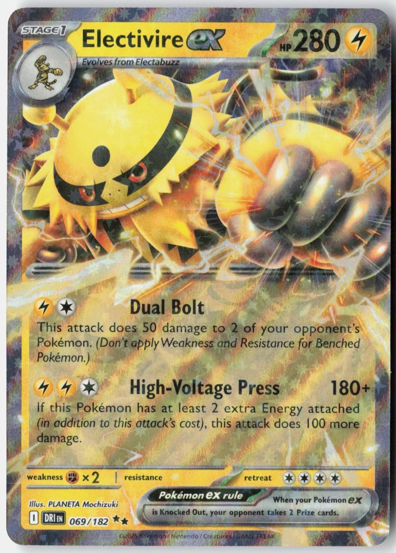 Load image into Gallery viewer, Electivire ex #069/182 Destined Rivals 2025 NM
