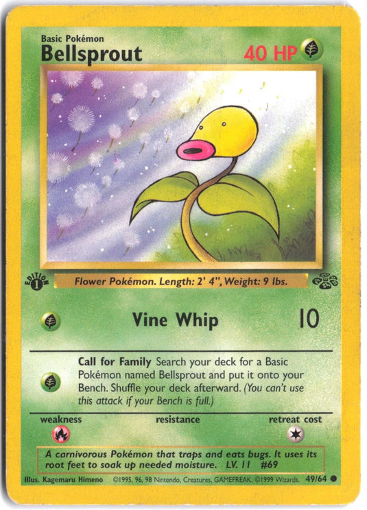 Bellsprout #49/64 Jungle 1st Edition 1999 MP