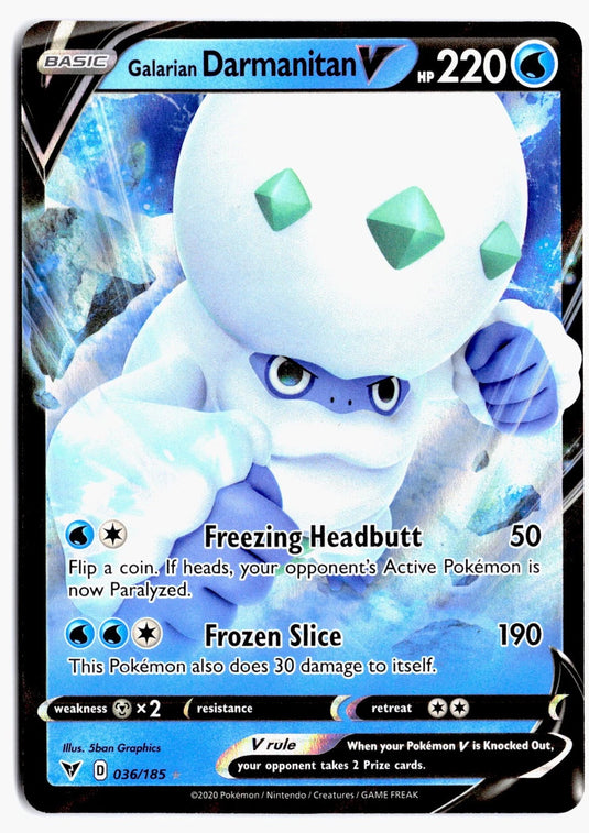 Galarian Darmanitan V #036/185 Vivid Voltage 2020 NM