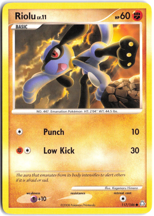 Riolu #117/146 Legends Awakened 2008 LP