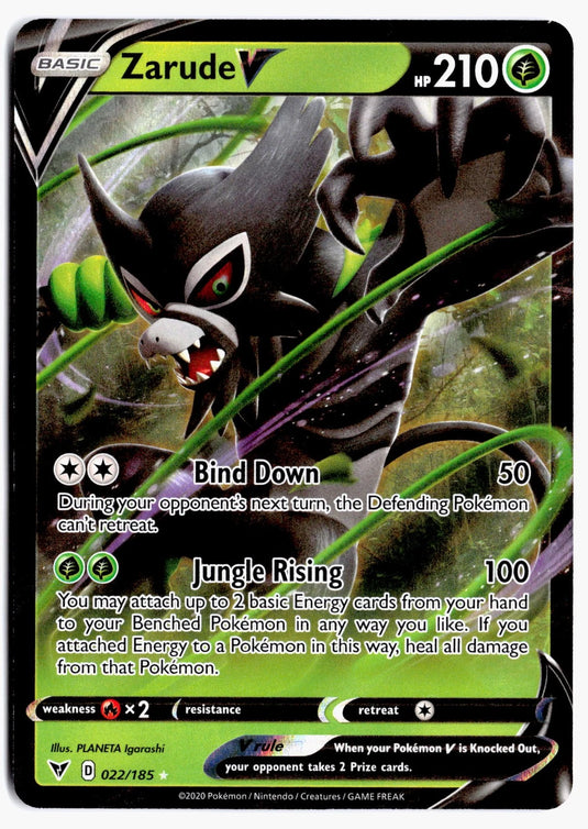 Zarude V #022/185 Vivid Voltage 2020 NM