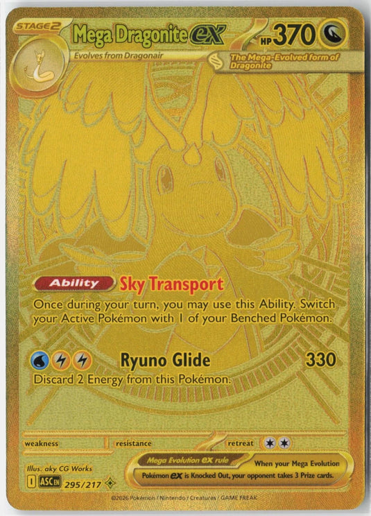 Mega Dragonite ex #295/217 Ascended Heroes 2026 NM