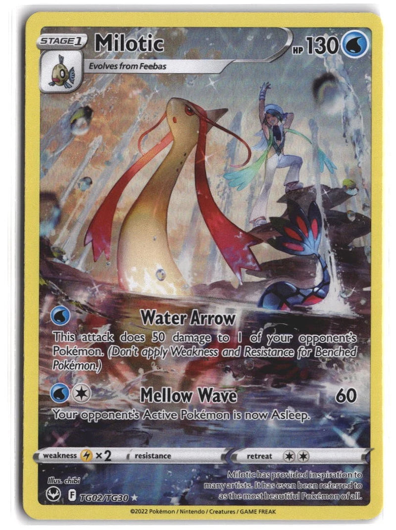 Load image into Gallery viewer, Milotic #TG02/TG30 Silver Tempest 2022 NM
