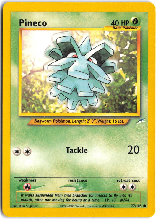 Pineco #77/105 Neo Destiny Unlimited 2002 MP