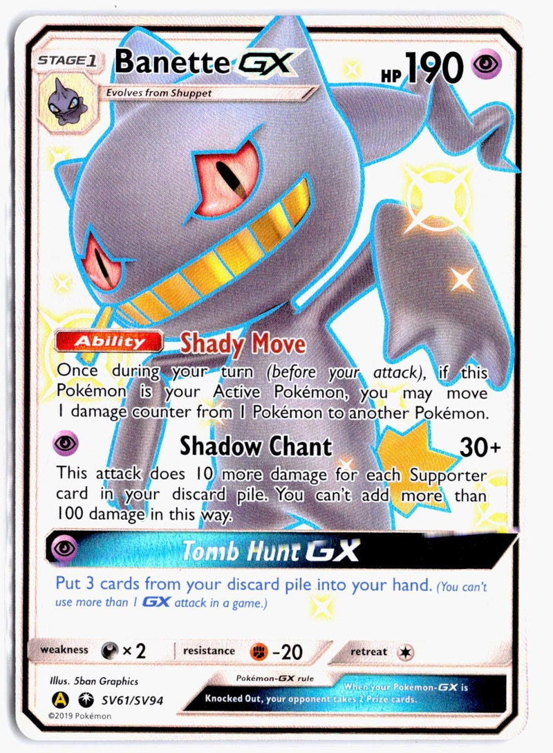 Load image into Gallery viewer, Banette GX #SV61/SV94 Hidden Fates 2019 NM
