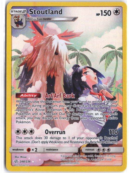 Stoutland #248/236 Cosmic Eclipse 2019 NM