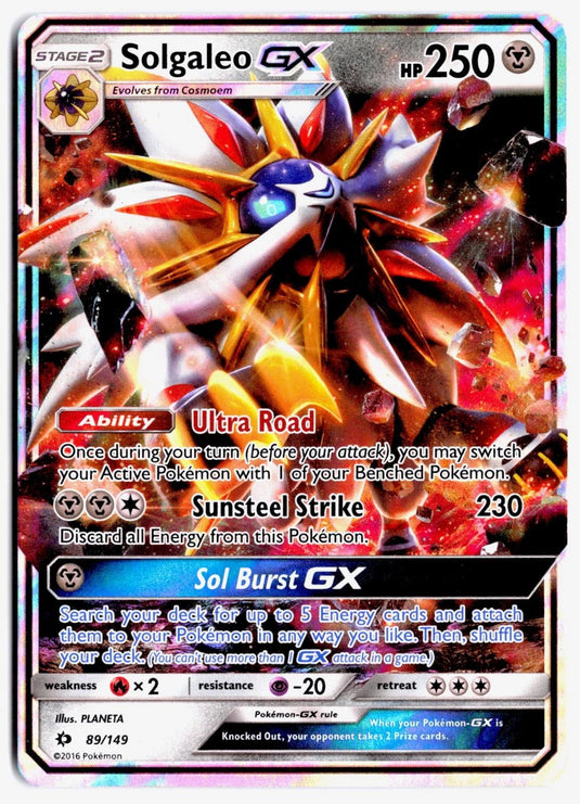Solgaleo GX #89/149 Sun & Moon 2017 NM