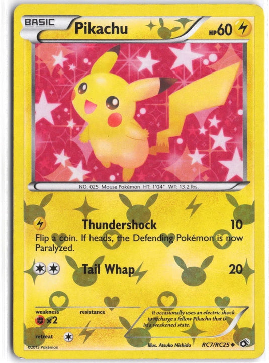 Pikachu #RC7/RC25 Legendary Treasures 2013 LP