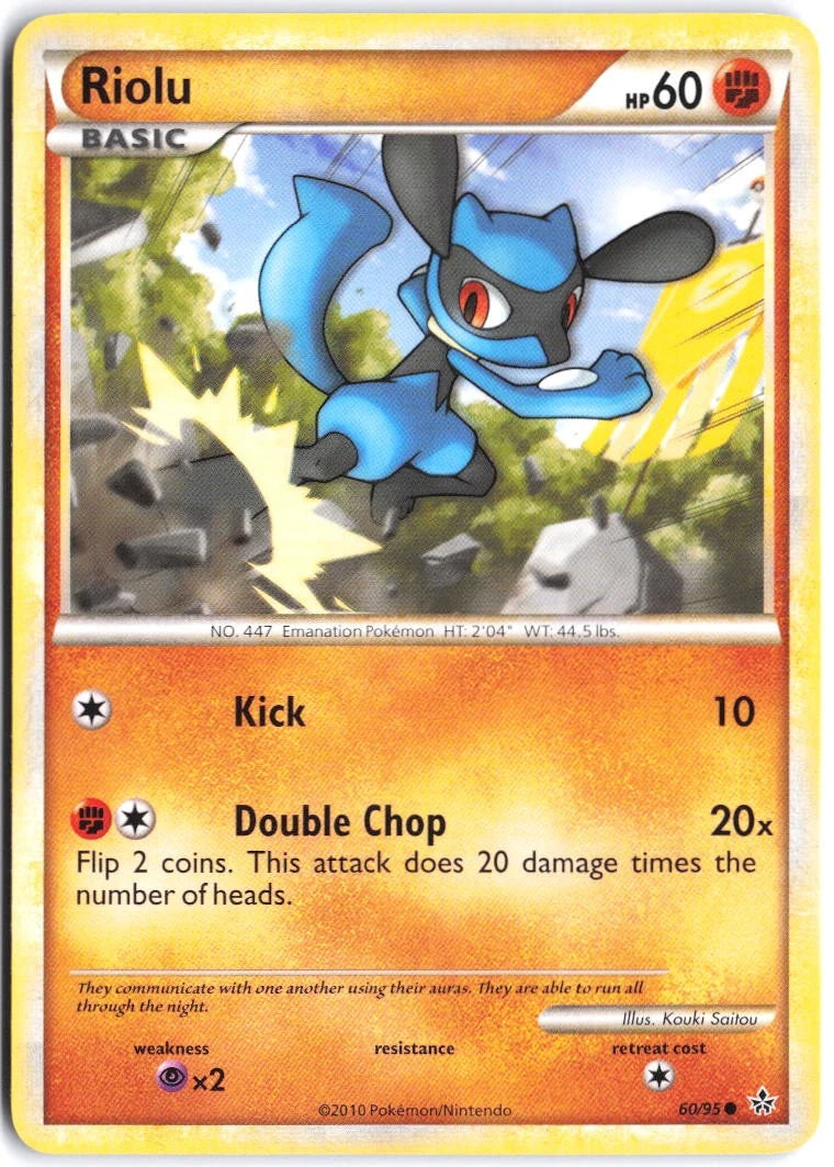Load image into Gallery viewer, Riolu #60/95 Unleashed 2010 LP
