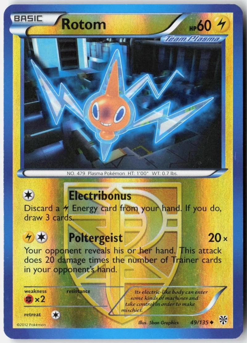 Load image into Gallery viewer, Rotom #49/135 Plasma Storm 2013 LP
