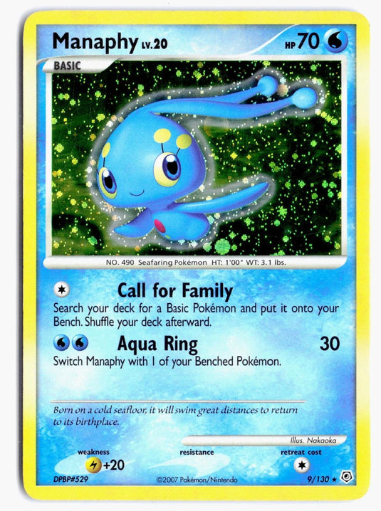 Manaphy #9/130 Diamond & Pearl 2007 LP