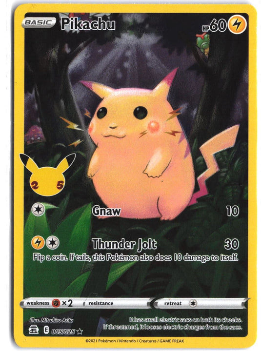 Pikachu #005/025 Celebrations 2021 NM