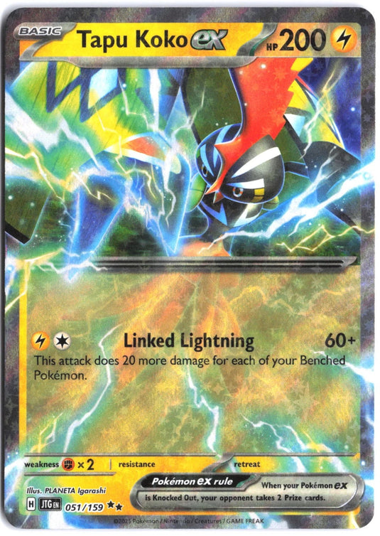 Tapu Koko ex #051/159 Journey Together 2025 NM