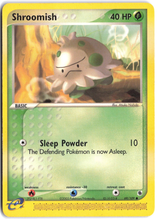 Shroomish #69/109 EX Ruby & Sapphire 2003 MP