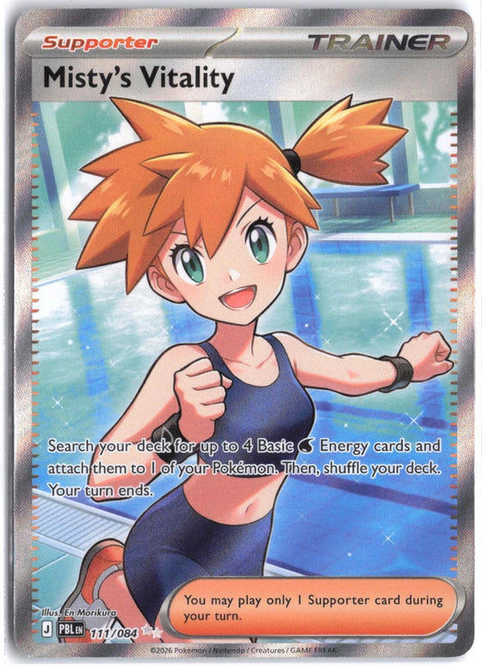 Misty's Vitality #111/084 Pitch Black NM
